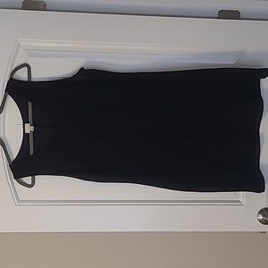 Sleeveless black dress